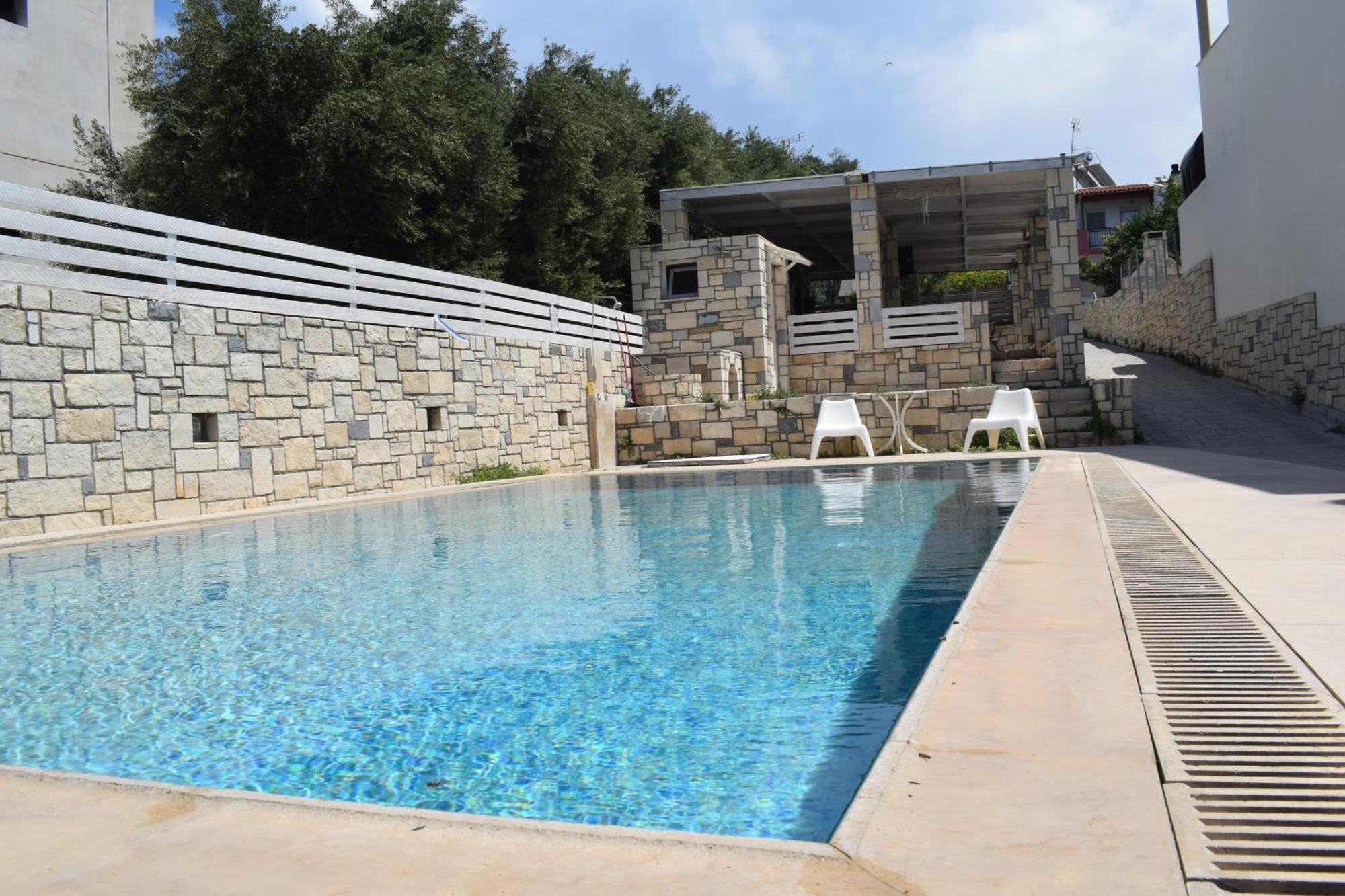 Prassás Aquarock Villa With Private Pool מראה חיצוני תמונה